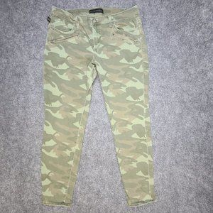 Rock & Republic Womens Kashmiere Camouflage Pants Size 16 Skinny Mid Rise